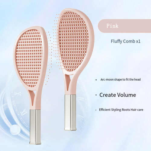 Tennis Racket Fluffy Combs For Curly Hair