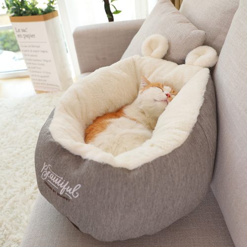 Warming Soft Sleeping Bag Cushion Pet Bed